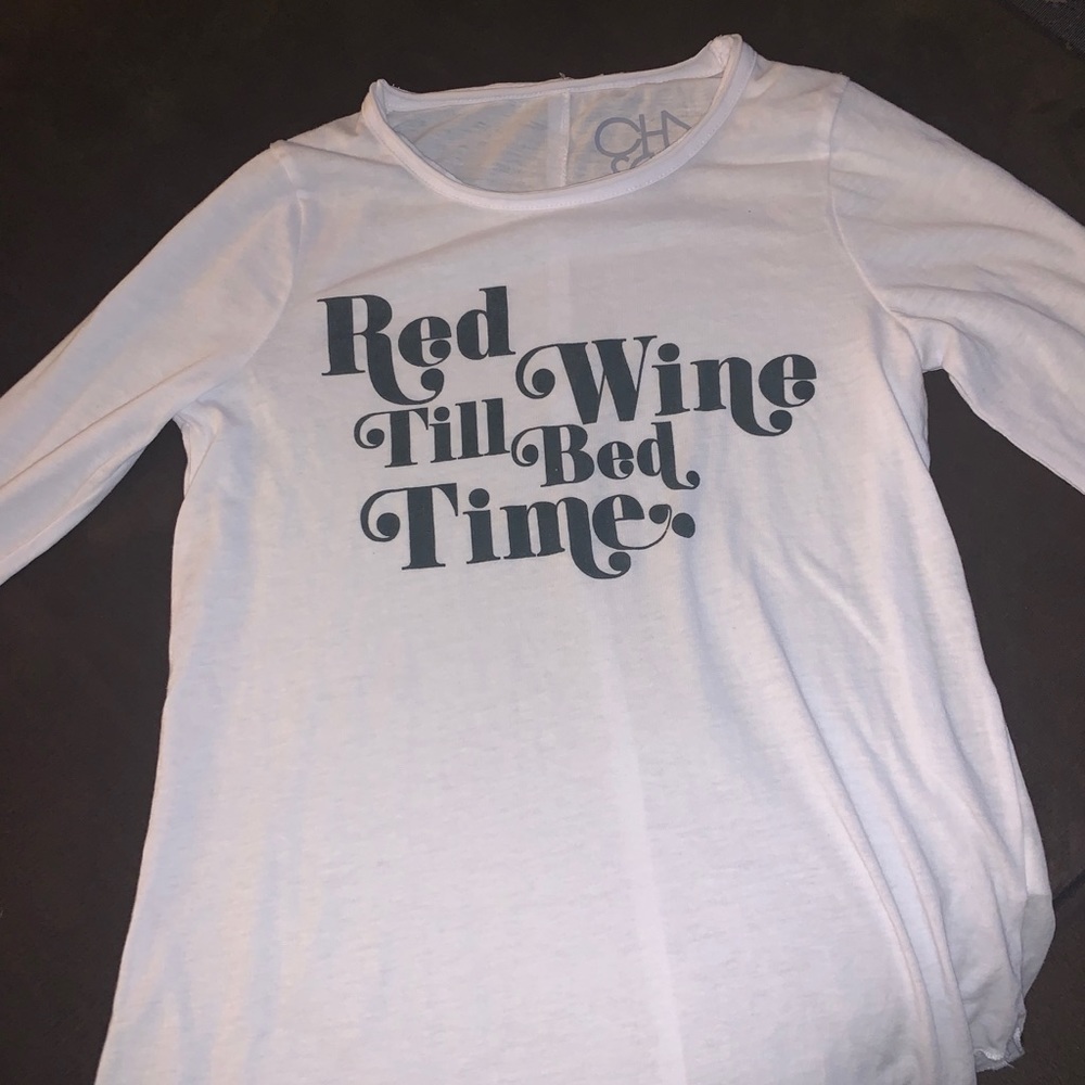 NWT, long sleeved, white Chaser top size XS